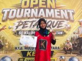 SMAN 2 Kandangan Tambah Prestasi, Noor Azizah Juara 3 Petanque