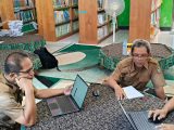 SMAN 2 Kandangan Mendapat Pendampingan Akreditasi Perpustakaan dari Dispersip HSS